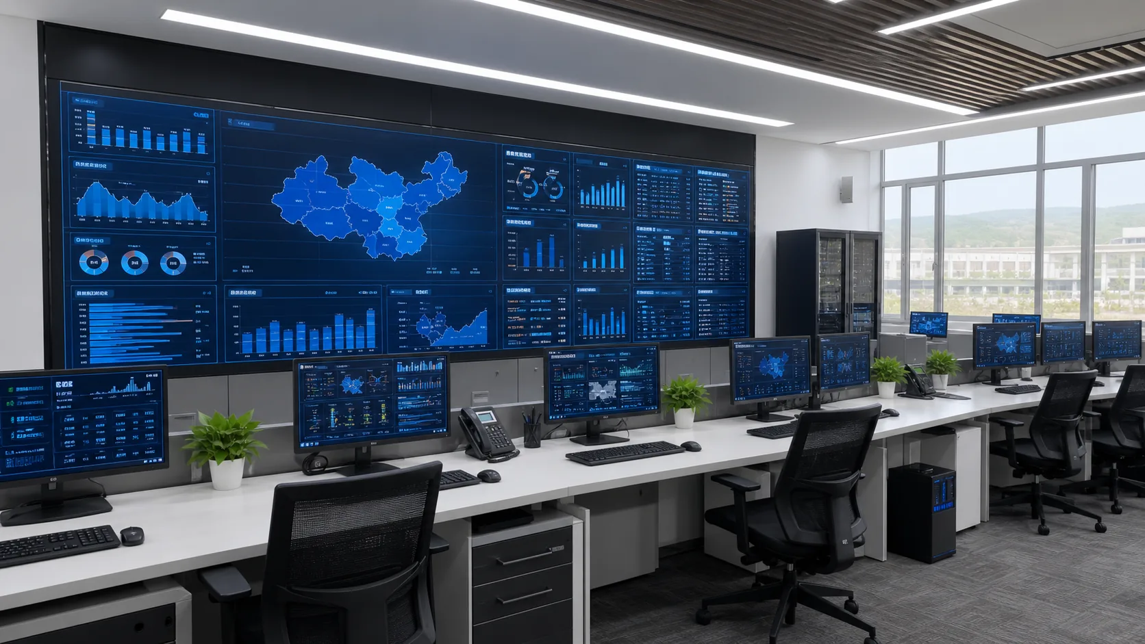 富蕴县电子政务外网网络安全升级改造项目现场